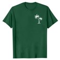 thumbnail image 3 of Pisexur Shirts for Man T Hommes Mode Décontractée Imprimé Col Rond Pull T-Shirt Manches Courtes Blouse Verte,S Chemises de Golf Hommes & Chemises Hommes, 3 of 6