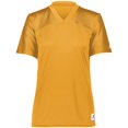 thumbnail image 1 of Maillot de Football pour Femmes à Drapeau Uni, Or - Moyen, 1 of 1