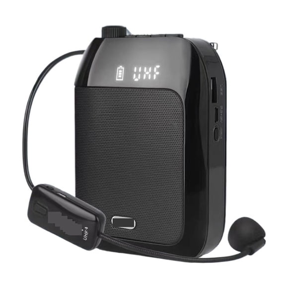 2.4G 15W Wired/Wireless Voice Amplifier Portable For Teaching Lecture Tour Guide TF UDisk Megaphone Microphone Speaker ,Clear and Reliable