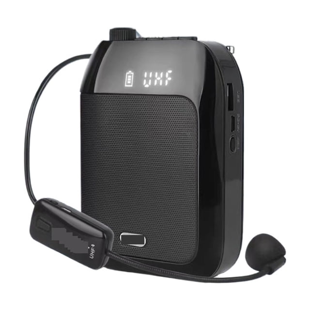 2.4G 15W Wired/Wireless Voice Amplifier Portable For Teaching Lecture Tour Guide TF UDisk Megaphone Microphone Speaker ,Clear and Reliable
