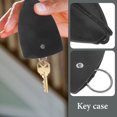 thumbnail image 3 of 2 pcs Portable Key Case Pull out Key Bag Vehicle Key Storage Pouch PU Car Key Holder, 3 of 8