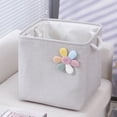 thumbnail image 1 of Storage Basket Fabric Material Foldable Storage Basket Home Clothing Toys Miscellaneous Storage Basket, 1 of 6
