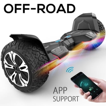 MIHOVER Warrior 8.5 inch 350W*2 off-Road Hoverboard - All Terrain Hoverboard with Bluetooth Speaker and LED Lights, 10 mph Max Speed for Kids and Adults,Max Weight 265lbs