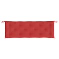 thumbnail image 2 of vidaXL Coussin pour Banc de Jardin Rouge 150x50x7 cm Tissu Oxford, 2 of 4