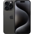 thumbnail image 1 of Restored Apple iPhone 15 Pro Unlocked 256GB Black Titanium (Refurbished), 1 of 6