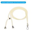 thumbnail image 2 of Unique Bargains Adjustable Neck Lanyard with Transparent Patch, Beige, 1 Count, 2 of 5