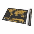 thumbnail image 4 of Pcksrro Home Decorations Items and Hanging Ornaments Deal!Scrape Open The World Map Scrape Off The World Map Gold Frame Tool Travel Map Scrape Off The Travel Gift, 4 of 9