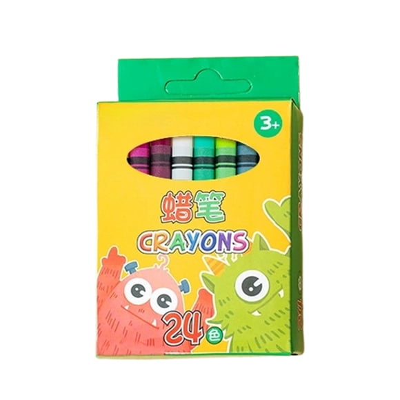Drppepioner Children'S Cartoon Crayons Non-Staining 8-Color and 24-Color Oil Pastels for Sketching Drawing Stationery Kindergarten Prizes