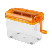 HAOANReduced Price! Portable Cross Paper Shredder A6 Portable Manual Shredder For Home Office