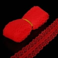 thumbnail image 4 of ziyahi 5 Yards 28mm Width Soft Lace Trim Fabric Embroidered Net Decorative Lace Ribbon Party Wedding Decor Craft Clothing, 4 of 4