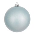 thumbnail image 1 of Vickerman N592032DCV Ornement Boule Percée UV Bleu Bébé, 8 Po., 1 of 3