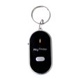 thumbnail image 1 of Black Key Finder Device With Whistle Sound Activation, Led Flashlight And Remote Control For Lost Keys And Small Item Location, 2.05X1.10In, 1 of 5