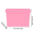 thumbnail image 2 of yingyy Magnetic Marker Holder Multipurpose Eraser Box Stationery Cases Storage Container for Meeting Room Office Classroom Use Pink Chalk box 1Set, 2 of 6