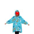 thumbnail image 1 of Fortune Matching Family Wearable Blanket Oversized Hoodies Pullover Christmas Pajama, 1 of 5