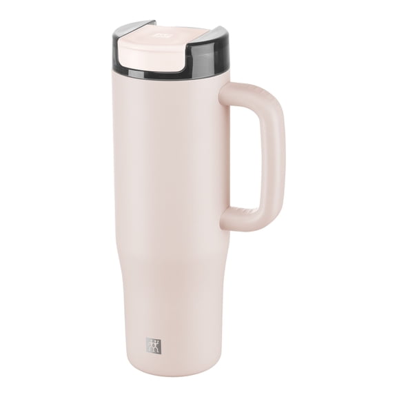 ZWILLING Thermo Plus Thermo Straw Tumbler, 900 ml, Stainless Steel, Pink