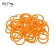 thumbnail image 3 of Unique Bargains 1.8' OD 1.4' ID Loose Leaf Rings Binder Ring, Orange, 50 Count, 50 Pack, 3 of 6