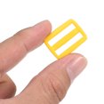 thumbnail image 4 of Unique Bargains Ginger Tri-Glide Slide Buckles Webbing Strap Fastener (100 Pack), 4 of 5