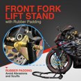 thumbnail image 3 of Venom Motorcycle Front+Rear Paddle Wheel Lift Stand Compatible with Yamaha FZR 400 600 750 1000, 3 of 9