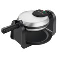 thumbnail image 1 of BLACK+DECKER Flip Waffle Maker, Silver, WM1404S, 4 Belgian Waffles, 1 of 7