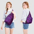 thumbnail image 4 of Rainbow Zebra Print Sling Bag - Colorful Abstract Zebra Stripes Crossbody Backpack for Women & Men, Modern Fashion Shoulder Bag (Cute Cartoon Zebra Pattern, Water-Resistant & Lightweight), 4 of 4