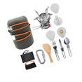 thumbnail image 1 of Kit de Cuisine de Camping 11 Pcs avec Réchauds et Mousquetons Color_D, 1 of 8