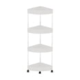 thumbnail image 3 of Sentmoon Shower Racks for Inside Shower Shower Storage for Inside Shower Bathroom Corner Storage Shelf Organizer wirh Detachable 4 Tiers Rolling Wheels and Drainage Holes, 3 of 7