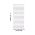 thumbnail image 3 of Lisbinx Window Sun Protection Film, One-Way Privacy Mirror Glass Tint, Reflective Heat Control, White Plastic, 20x100 cm Window Film, 3 of 6