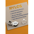 thumbnail image 4 of RYLOS Rings Gold Plated Silver Claddah Love, Loyalty & Friendship Heart 6MM Gem Irish Wedding Band Claddagh Rings July Ruby Jewelry Size 5, 4 of 6