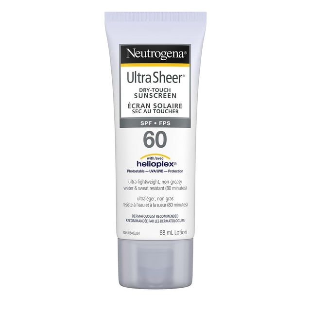 Neutrogena Lotion Écran Solaire Fps 60, Ultra Sheer Sec au Toucher