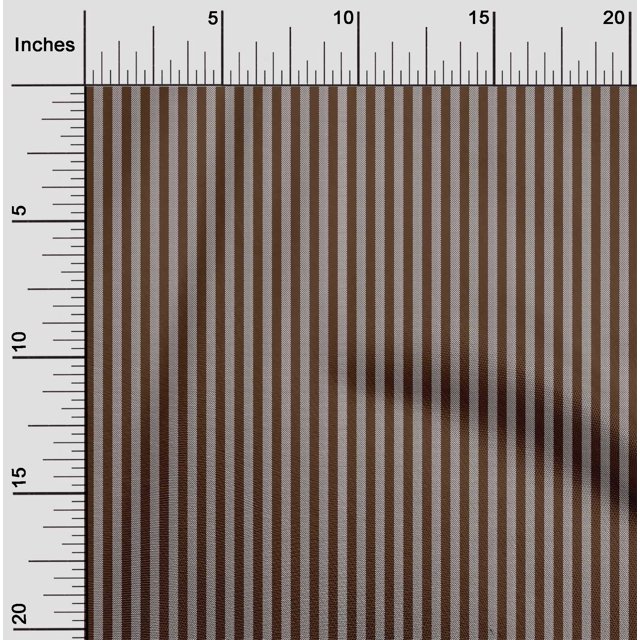 oneOone Silk Tabby Brown Fabric Stripes Craft Projects Decor Fabric Printed By The Yard 42 Inch Wide-DUI