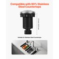 thumbnail image 2 of VEVOR Garbage Disposal Air Switch Kit 2.5" Air Button for Food Waste Disposal, 2 of 9