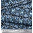 thumbnail image 2 of Soimoi Georgette Viscose Fabric Cartoon & Camouflage Decor Fabric Printed Yard 42 Inch Wide, 2 of 3