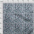thumbnail image 3 of oneOone Cotton Cambric Light Blue Fabric Text Craft Projects Decor Fabric Printed By The Yard 42 Inch Wide, 3 of 5