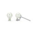 thumbnail image 1 of Freshwater Pearl with Birthstone Stud Earrings, 1 of 2