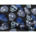thumbnail image 4 of oneOone Rayon Black Fabric Skull Craft Project Decor Fabric Printed By The Yards 56 Inches Wide, 4 of 5
