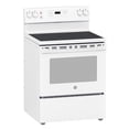 thumbnail image 4 of Cuisinière Électrique Autoportante à Dessus Lisse 30 Po Blanc GE - JCBS630DKWW, 4 of 8