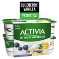 thumbnail image 1 of Activia Probiotic Yogurt, Vanilla/Blueberry, 12x100g, 1 of 8