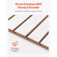thumbnail image 3 of VEVOR 4 x 4 ft Slat Wall Paneling MDF White Garage Slatwall with Modular Design, 3 of 9