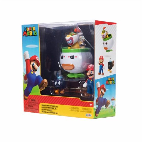 Super Mario 410314 Action Figures Mario And Bowser