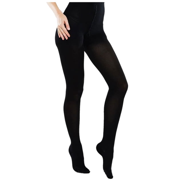 Maytalsory Bas de Compression Réchauffants Extensibles et Élastiques Larges pour Occasions Applicables Collants de Compression Noir TTG