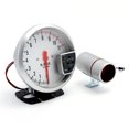 thumbnail image 1 of Langgg 12V Voiture Tachymètre Moto Scooter Coloré Rétroéclairage Rotation Compteur de Vitesse Jauge Automobile Automobile Modification Accessoire Noir Blanc, 1 of 6