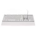 thumbnail image 2 of Illuminated Keyboard, Comfortable Touch ABS Material Colored Backlight RGB Wired Keyboard  For Home For Office White, 2 of 8