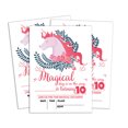 thumbnail image 1 of Darling Souvenir White Birthday Invitation Card Printable Elegant Fill or Write In Blank Party Invites 28 Pcs 5 x 7 Inches, 1 of 5