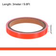 thumbnail image 2 of Unique Bargains 4 Rouleaux 0.47 Pouces x 9.8 Pieds Bande Fluorescente Phosphorescente pour Animaux, Rouge, 2 of 5