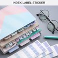 thumbnail image 4 of Sticky Book Tabs Notebook Colorful Book Annotation Tabs Kit Writable Repositionable Color Page Markers Bible Tabs Sticky Notes with Lines, Bulk Note Pads, Schools Supplies Sticky Notes, L, 4 of 5
