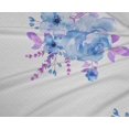 thumbnail image 4 of oneOone Polyester Lycra Fabric Chevron|Watercolor Leaves & Peony Floral Print Sewing Fabric BTY 56 Inch Wide, 4 of 4