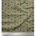 thumbnail image 1 of Soimoi Cotton Poplin Fabric Floral & Dragonfly Insects Print Sewing Fabric Yard 56 Inch Wide, 1 of 3