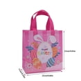 thumbnail image 3 of Easter Bunny Themed Reusable Non Woven Grocery Shopping and Kitchen Storage Tote Bags with Handles, 3 of 4