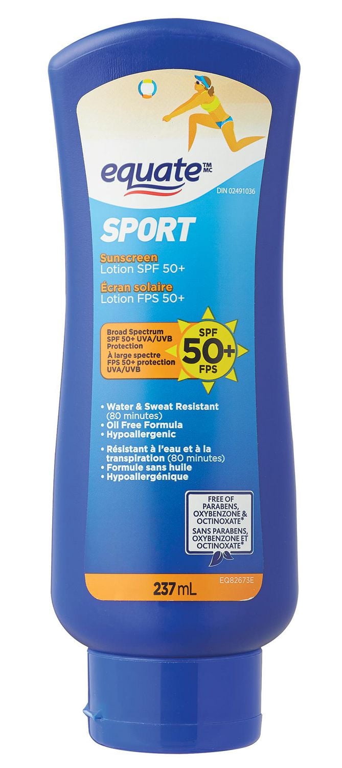 Equate Sport FPS 50+ Lotion Écran Solaire