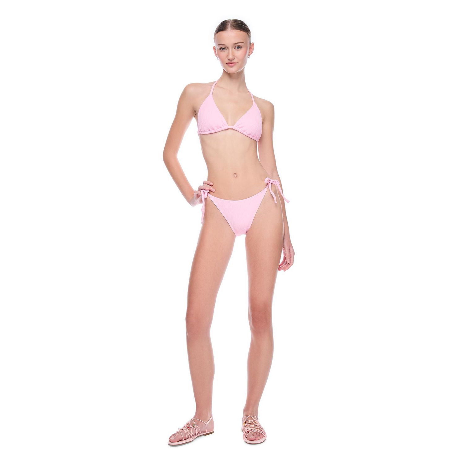 No Boundaries Women's String Bikini Top
